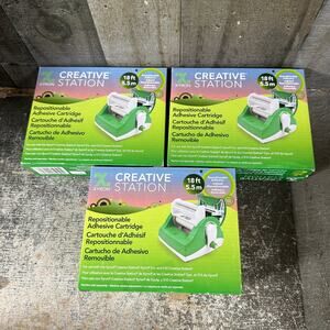 3 Xyron Refill Cartridge Model 510 18’ AT1606-18 Acid-Free Repositionable